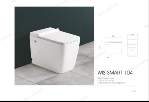 White Ceramic Smart Water Closet, For Toilet Use, Size : Standard