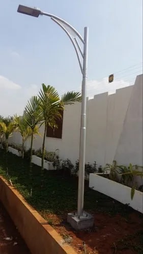 Round 7 Meter Tubular Steel Pole, Color : Grey