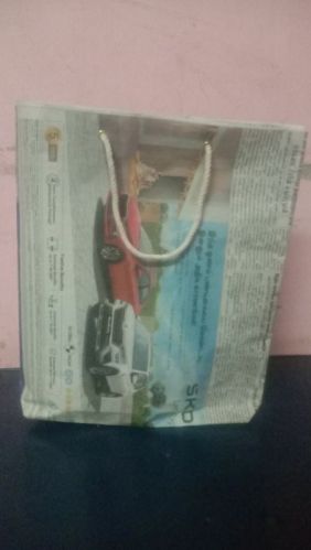 Newspaper Bag, For Gift Packaging, Shopping