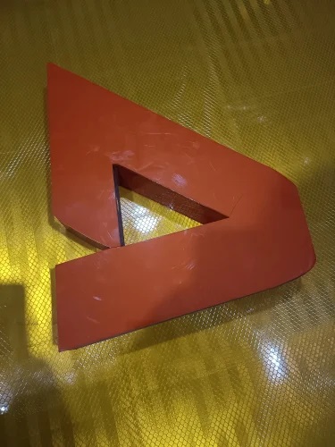 Acrylic Alphabet Letter, Color : Orange