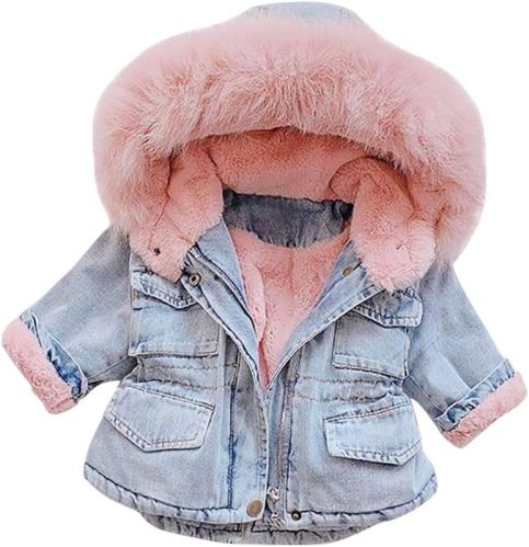 Getet Full Sleeves Plain Girls Denim Jackets, Fit Type : Slim Fit, Regular Fit