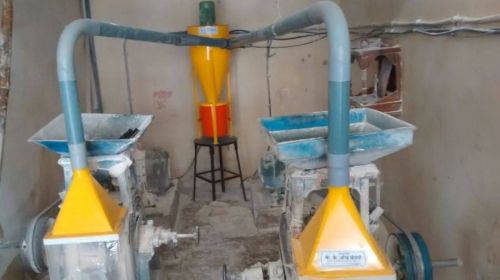 9-12kw Manual Cyclone Dust Collector For Flour Mills