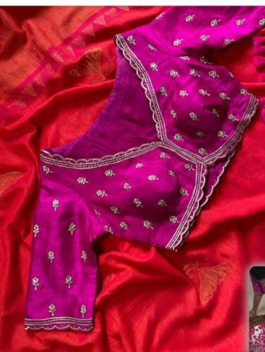 DesignerDrapes Georgette Readymade Blouses, Size : XL