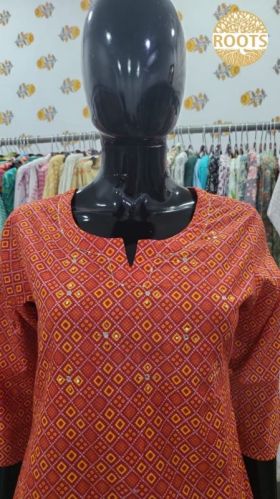 Cotton Short Kurti Size Medium To XXL