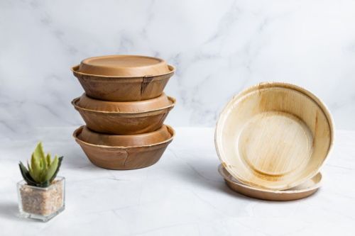 Brown Round 900ml Containers, For Restaurant, Feature : Easy To Placed, Hard Structure, Long Life