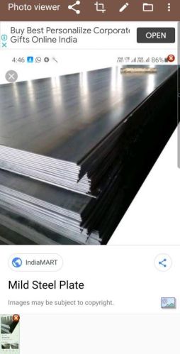 Polished MS Iron Plate