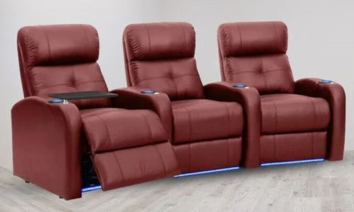Multicolor Wood Home Theater Seating