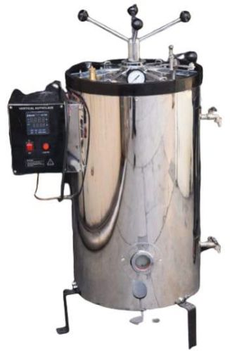 Kaywo Metal Vertical Autoclave, For Laboratory Use, Industrial Use, Color : Shiny Silver