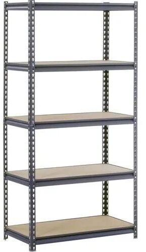 UB Engineering Color Coated Slotted Angle Iron Rack, Shape : Rectangular