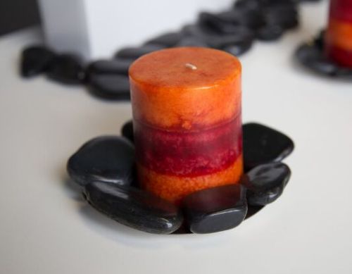 Black Super Polished Pebbles