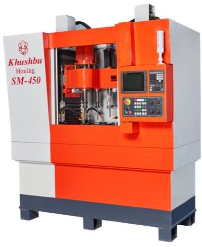 Khushbu CNC SM-450 Combination Honing Machine, Production Capacity : Bore Accuracy 2 Microns