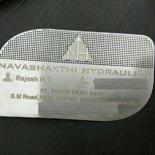 Stainless Steel Name Plate