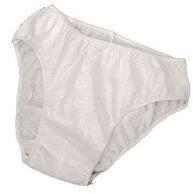 White Spun Lace  Spa Disposable Panty, Pattern : Plain