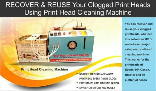 Print Head Cleaning Machine, Power Consumption:220 V