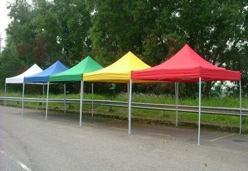 Plain Polyester Folding Tent, Size : 10x10 Ft
