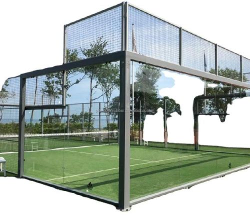 10mm 12mm Clear Tempered Glass Padel Court