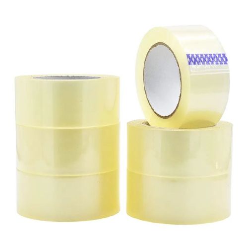 Plain Hot Melt BOPP Adhesive Tape, Packaging Type : Multicolor 5.5