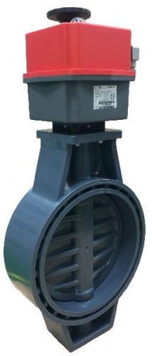 Electric HID PVC Wafer Butterfly Valve