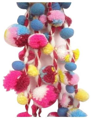 Rayon Pom Pom Fringe