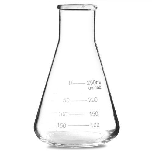 Plain Glass Conical Flask, For Chemical Laboratory