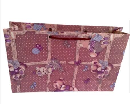 Red Designer Gift Paper Bag, Feature : Stylish, High Strength, Fine Finish