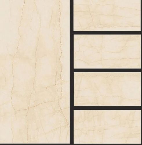 Cream Gvt Pgvt Tiles, Size : 600x1200 Mm