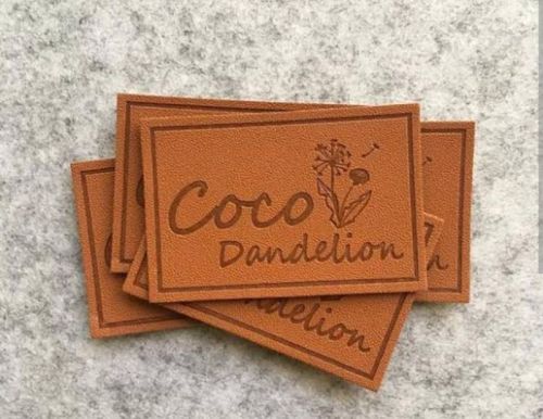 Matte Lamination Cotton Embroidered Laser Cutting 5-20gm Clothing Labels For Garment Industry