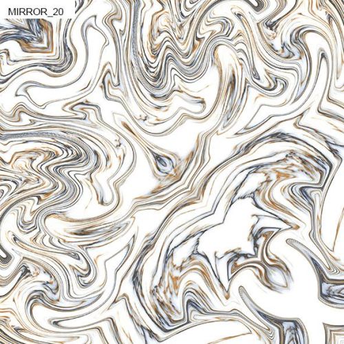 Multicolor Rectangular 20 Mirror Series Vitrified Tile, For Flooring, Roofing, Pattern : Plain, Printed