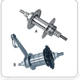 Polished Steel RW-407 Bicycle Hub, Size : 25-30inch