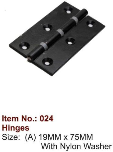 19mm X 75mm Hinges With Nylon Washer