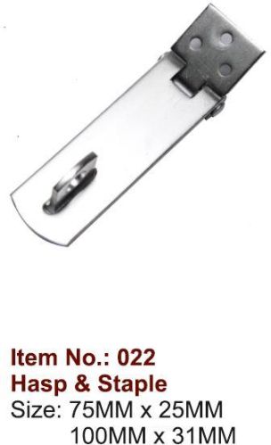 Polished Aluminium Hasp and Staple, For Door Fittings, Feature : Easy To Use, Long Functional Life