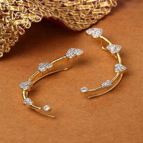 Global Jewellery Polished Brass Ear Cuffs, Occasion : Party Wear