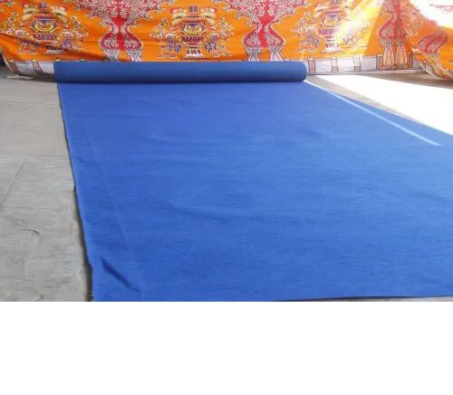 Rectangular Non Woven Mat, Color : Blue