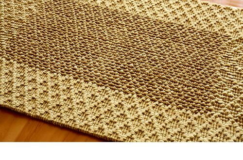 Printed Jute Carpet and Rugs, Shape : Rectangular, Square