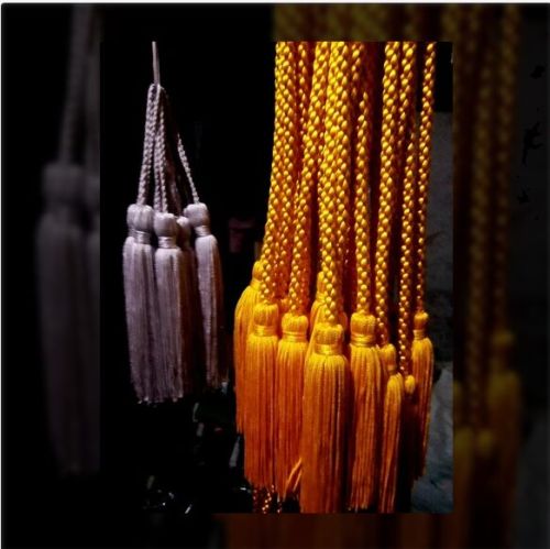 Golden KALKA Silk Tassel, Size : 4 INCH