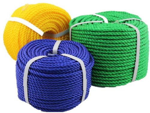 CROWN Twisted HDPE Monofilament Rope, For Binding Pulling, Technics : Machine Made