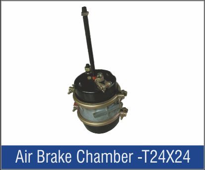 Polished Metal T24X24 Air Brake Chamber, For Trailer Axle, Size : Standard