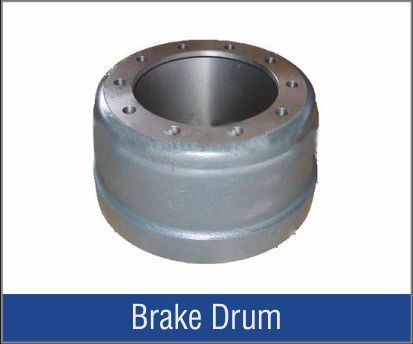 Coated Metal Trailer Axle Brake Drum, Size : 10-20inch