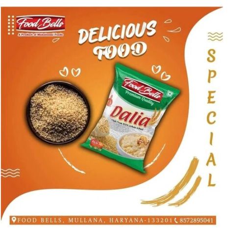 Brown Wheat Dalia, For High In Protein, Packaging Size : 400 Gm