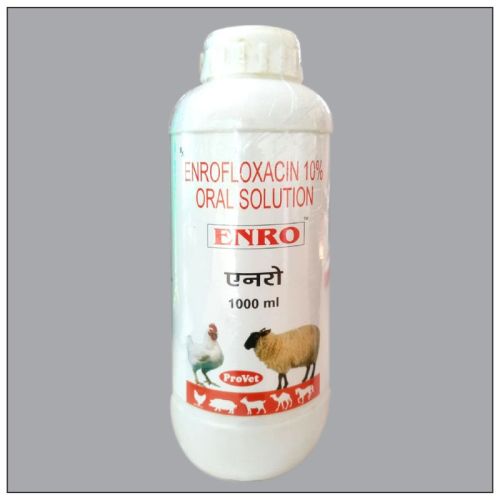 Liquid Provet Enro Oral 1 Litre, For Clinical, Purity : 100%