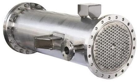 Sliver Automatic Polished Stainless Steel Heat Exchanger, For Air, Shape : Cylindrical