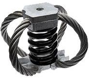 Spring Polycal Wire Rope Isolator, For Industrial, Dimension : 60-120 Mm