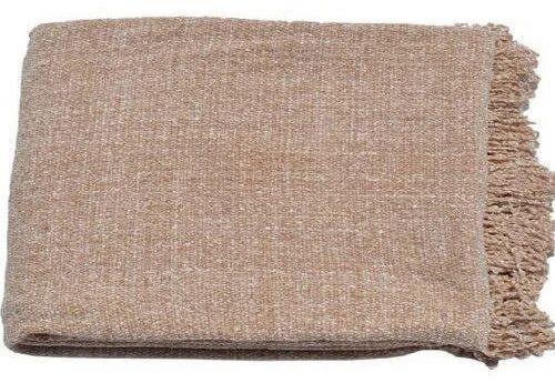 Plain Chenille Throws, Size : 130 X 150 Cm