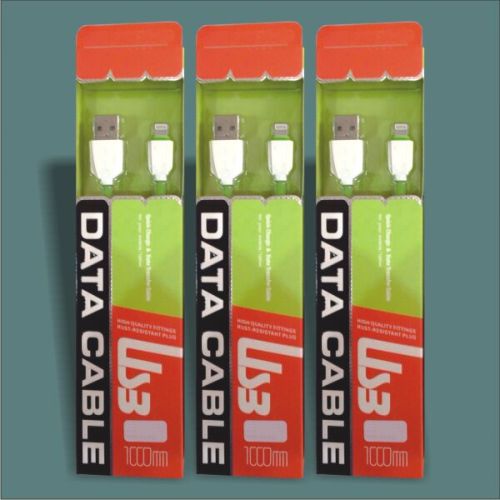 Silicon Rubber Apple I-Phone Data Cable, For Charging, Length : 15Cm