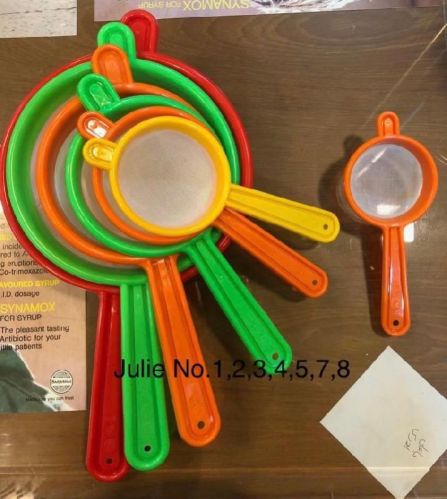 Julie HDPE Plastic Tea Strainer, Size : 8cm - 20cm