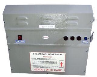 QUANTUM Commercial 12kw Steam Bath Unit Generator, Color : GREY