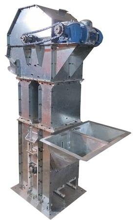 Rectangular Electric Stainless Steel Seed Bucket Elevator, For Industrial, Certification : Ce Certified