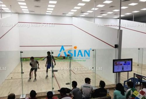 Squash Court Glass Back Wall