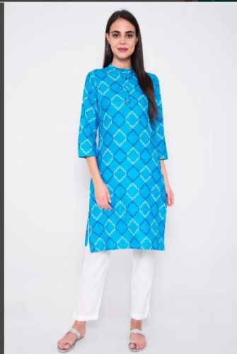 Wodreams Cotton Ladies Printed Kurti, Size : Medium