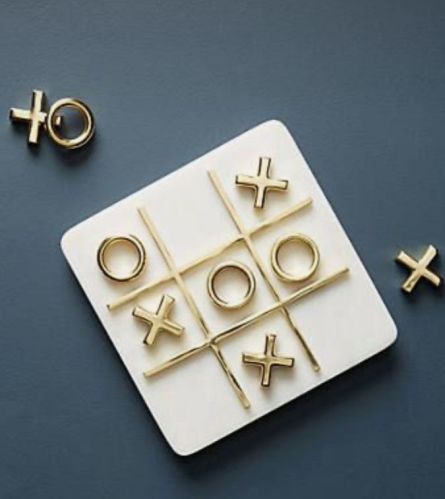 Marble Tic Tac Toe Game